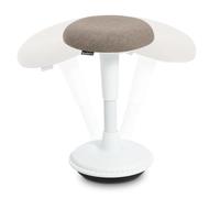 Wobblez Chaise de bureau ergonomique | Tabouret pivotant réglable en hauteur de 43 à 63 cm pour un bureau normal | Tabouret de bureau ergonomique vainqueur du test | Chaise de bureau ergonomique