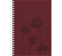 Wochenplaner Flower Ringbuch 2027: Buchkalender A5 (15x21 cm) - Wochenplaner mit 4-sprachigem Kalendarium, Monatsübersicht & Notizbereich, für Beruf, Schule & Alltag