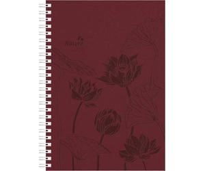 Wochenplaner Flower Ringbuch 2027: Buchkalender A5 (15x21 cm) - Wochenplaner mit 4-sprachigem Kalendarium, Monatsübersicht & Notizbereich, für Beruf, Schule & Alltag