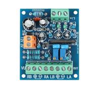 Wodsty Carte pilote CA 12 V VU-Meter pour compteur de niveau audio, amplificateur affichage DB avec muet et compression dynamique, 55 x 66 mm