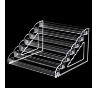 Wodsty Étagère escalier en acrylique, support de rangement facile à | Étagère échelle transparente à plusieurs niveaux, idéale pour ranger de grands objets, décoration d'intérieur et objets de