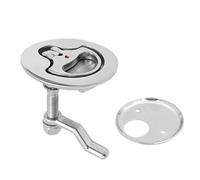 Wodsty Fermeture de trappe de bateau en acier inoxydable de 5 cm, encastrée | Poignée de verrouillage en acier inoxydable pour trappe à fermeture encastrée en version navire, 5,1 cm