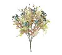 Wodsty Fleurs de bananier artificielles réalistes en plastique | Banane artificielle réaliste pour bouquets de feuilles, branches en plastique souple pour décoration de mariage et de fête