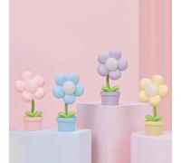 Wodsty Jolie veilleuse LED en forme de fleur, lumière douce pour | Petite veilleuse LED en forme de fleur, décoration de bureau minimaliste qui protège les yeux