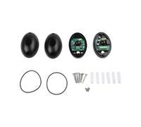 Wodsty Kit de capteur de lumière infrarouge automatique 20 m de portée DC | Lot de 2 caméras extérieures industrielles infrarouges en PVC noir pour garage