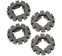 Wodsty Lot de 4 adaptateurs de lame de scie oscillante multi-outils, tige de 2,5 cm, pour Bosch, Fein, et pour outils Makita