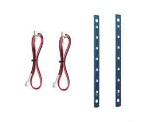 Wodsty Panneau lumineux LED de rechange 24 V pour 5 M/5 M Pro pour imprimante 3D, 2 bandes d'éclairage plus lumineuses, montage facile sans modification, boîtier ABS solide