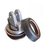 Wodsty Piston de rechange en fonte pour pompe manuelle type 75 avec cuir | Piston de rechange pour pompe à eau de 75 mm, en fonte avec manchon en cuir, kit de piston en fonte de 75 mm pour pompes de