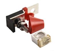Wodsty Porte-fusible 58 V CC - Bloc de distribution de style 300 A avec goujons M8 pour EV RV - Protection du système d'alimentation solaire marine - Base en ABS - Wodsty 300 A 58 V CC - Borne M8 pour