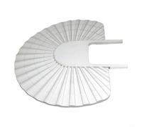 Wodsty Protection contre la pluie pour caméra de surveillance S4, résistant aux intempéries, ABS blanc, housse de protection pour extérieur, jardin, entrée, garage