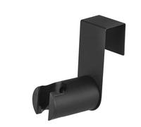 Wodsty Support de pulvérisateur de bidet en acier inoxydable noir avec support mural et crochet de réservoir de toilette pour douchette à main et fixation de bidet dans la salle de bain