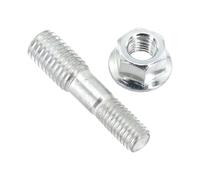 Wodsty Tronçonneuse de rechange - Écrou de rail de guidage - Vis à double tête - Argent - Compatible avec les accessoires de tronçonneuse 52/58