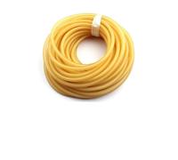 Wodsty Tuyau en caoutchouc en latex - 20 m - Diamètre extérieur : 10 mm - Diamètre extérieur : 6 mm - Pour bandes de fitness, lanceur et pêche - Jaune