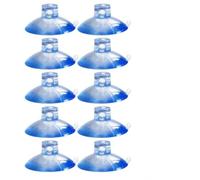 Wodsty Ventouses en PVC transparent de 30 mm avec ouverture latérale | Lot de 10 ventouses transparentes de 30 mm pour pré-perçage dans la salle de bain et la cuisine