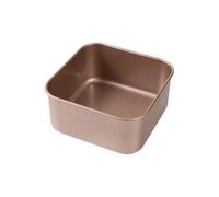 Woedpez Plat de cuisson carré antiadhésif avec grands côtés, 5 INCHES | Moule de cuisson carré avec grands côtés droits pour recettes de bain-marie, fours domestiques et portions propres