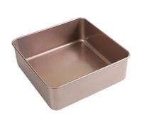 Woedpez Plat de cuisson carré antiadhésif avec grands côtés, 9 INCHES | Moule de cuisson carré avec grands côtés droits pour recettes de bain-marie, fours domestiques et portions propres
