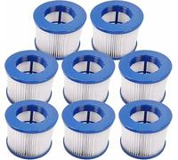 woejgo Cartouches Filtre Spa Infinite a Visser,Filtre Spa A Visser,Filtre 75 x 100 mm,Filtre Spa pour Lumix Vissable,Cartouche filtrante pour Clever Spa,Filtre pour Spa. (Bleu-8)