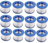 woejgo Cartouches Filtre Spa Infinite a Visser,Filtre Spa A Visser,Filtre 75 x 100 mm,Filtre Spa pour Lumix Vissable,Cartouche filtrante pour Clever Spa,Filtre pour Spa. (Bleu-12)