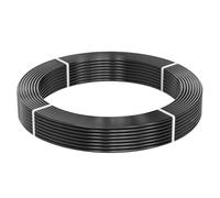 WOFDALY 1M Nylon Ligne Tuyau Tube, Tube en Nylon Température De Fonctionnement : 30°C~120°C pour Le Transfert De Fluide Noir,12mm*14mm