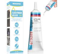 WOGOPRO Colle pour cuir extra forte - Colle professionnelle pour cuir - Transparente - Étanche - Idéale pour réparer tous types de cuir, chaussures, sacs, canapés