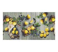 WohnDirect Tapis Cuisine Made in Italy 50 x 200 cm, antidérapant, lavable | Fabriqué en Italie | longueur standard pour couloir, entrée et ligne de cuisson | antiglisse, machine 40 °C, sur mesure