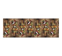 WohnDirect Tapis d'intérieur Fonctionnel jusqu'à 10 m de Long - Tapis de Cuisine résistant, antidérapant et Facile à Nettoyer - Tapis de Bain - Tapis de Passage - Herbs - 50x240cm