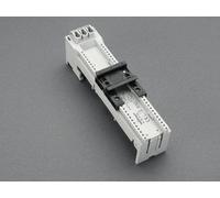 Wohner 32486 adaptateur EEC, 1 rail de montage réglable avec ressort 6 mm² Bornes à partir de l'avant, 32 A, 45 mm x 200 mm (lot de 4)