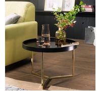WOHNLING basse WOHNLING basse ronde EVA Gold Table basse ronde