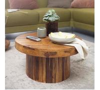 WOHNLING basse WOHNLING table basse en bois massif 60 cm Table basse WOHNLING marron