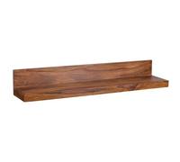 WOHNLING bois massif étagère murale Sheesham Wandboard étagère en bois massif meubles cm 110