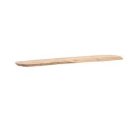 WOHNLING Étagère Murale 120 cm Acacia Massif, Étagère Flottante Organique | étagère suspendue galbée avec organique lignes, étagère murale pour livres et déco, fait main, chaque étagère est unique