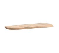 WOHNLING Étagère Murale en Bois Massif d'acacia 60cm - Étagère Design Flottante pour Le Mur en Bois Massif - Étagère Suspendue de Forme Organique - Planche Murale en Bois véritable