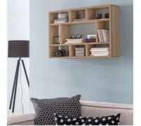 WOHNLING étagère murale WL5.809 Sonoma étagère suspendue étagère murale bibliothèque en bois Petit
