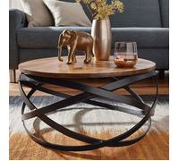 WOHNLING table basse MANUR table de salon table basse en bois massif table de salon