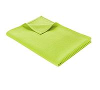 WOHNWOHL® Couverture légère en piqué gaufré - 220 x 240 cm - Vert
