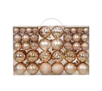 Woideklu 100 Boules Décoratives à Suspendre, Idéales pour La Maison, Un Mariage Ou Une Fête d'anniversaire, l'or Champenois