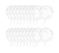 Woideklu 20 Ballons Bobo Gonflables Transparents pour Une Décoration de Fabriqués en TPU Inodore, Ils Conviennent à de Nombreuses Occasions : A, 12 Pouces