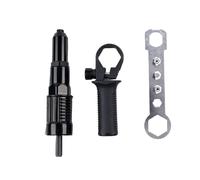 Woideklu Adaptateur de Rivetage sans Fil Adaptateur Écrou Rivet pour Perceuse Convertisseur 24-48 Mm Alliage d'Aluminium Poignée Antidérapante Convient aux Interventions Métal Atelier Bricolage