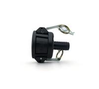 Woideklu Adaptateur de Vanne Industrielle IBC Raccord Coupleur Connecteur Section Cannelée pour Tuyau Externe Corps Femelle 2, Raccord Rapide Femelle 2 Pouces Pour Tuyau 25MM
