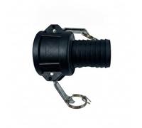 Woideklu Adaptateur de Vanne Industrielle IBC Raccord Coupleur Connecteur Section Cannelée pour Tuyau Externe Corps Femelle 2, Raccord Rapide Femelle 2 Pouces Pour Tuyau 50MM