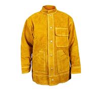 Woideklu Cuir de Soudage Respirant avec Manchon de Protection, XXXL