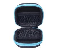Woideklu Étui de Transport pour Huiles Essentielles Pochette Portable Mini Coffret Rigide Stockage Flacons Nylon Pratique Convient Aux et à La Maison, Bleu