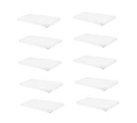Woideklu Lot de 10 Draps Jetables, Protège-matelas Imperméables, Alèses Non Tissées à Bords élastiques, Idéales pour Les Salons de Beauté, Les et La Ma, 90x215cm