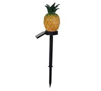 Woideklu Lumière Solaire de Jardin avec Lampe de Piquet Ananas Éclairage Extérieur Paysager Fonction Résistant aux Intempéries en Plastique IP44, Ananas