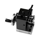 Woideklu Machine par Poinçonnage Mandrin Trois Mors pour Positionnement Meuleuse d'Arbre Manuelle Porte-meule Structure à, Mini Rectifieuse D Aiguilles Précision 0,001 Mm