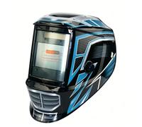 Woideklu Masque de Soudage Auto Assombrissant Casque de Protection Visière de Soudure Écran de Soudage Lunette de Travail Détection d'arc Instantanée et