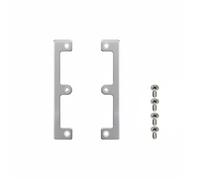 Woideklu Plaque de Montage Prise Support pour Boîtier Cadre de Réparation Platine de Montage Acier Inoxydable 2mm Épaissi Réglage d'Alignement pour Type 86, Fixing Plate 2PCS