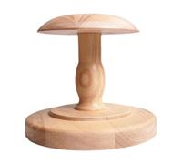 Woideklu Porte-chapeaux En Bois, Style Vintage, sur Pied avec Base Stable, Idéal pour Conserver La Forme Des Chapeaux, Perruques et Casquettes, Usage Domestiqu, Hauteur Totale 15 Cm