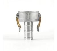 Woideklu Raccord en Aluminium pour Tuyau, Extrémité Femelle 4 Pouces Vers Tube D Insertion 2,5 Pouces, Diamètre Intérieur 119mm, Diamètre Extérieur 65mm