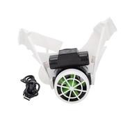 Woideklu Ventilateur de Refroidissement pour Casques de Sécurité, Ventilateur Portable pour Casque, Usage Extérieur, Sangle Réglable, Matériau PP Résistant Aux